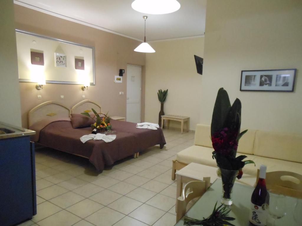 Jechrina Aparthotel Kato Daratso Bilik gambar